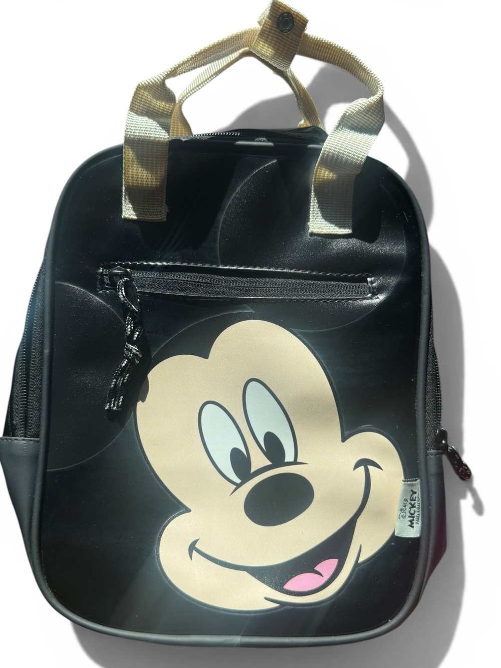 Zara‎ X Disney Collab Mickey Mouse Mini Backpack Bag Black | like new!
